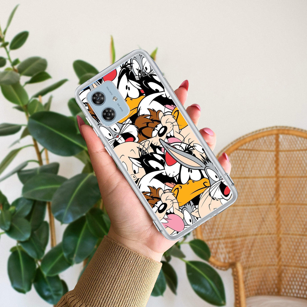 Cute Bugs Bunny Silicon Case For Motorola G85 5G