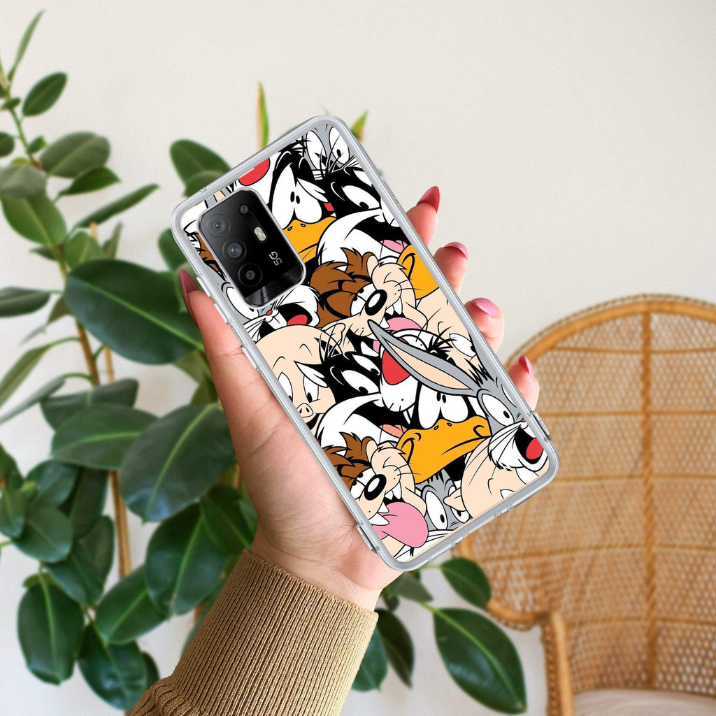 Cute Bugs Bunny Anti Yellow Case For Oppo F19 Pro Plus