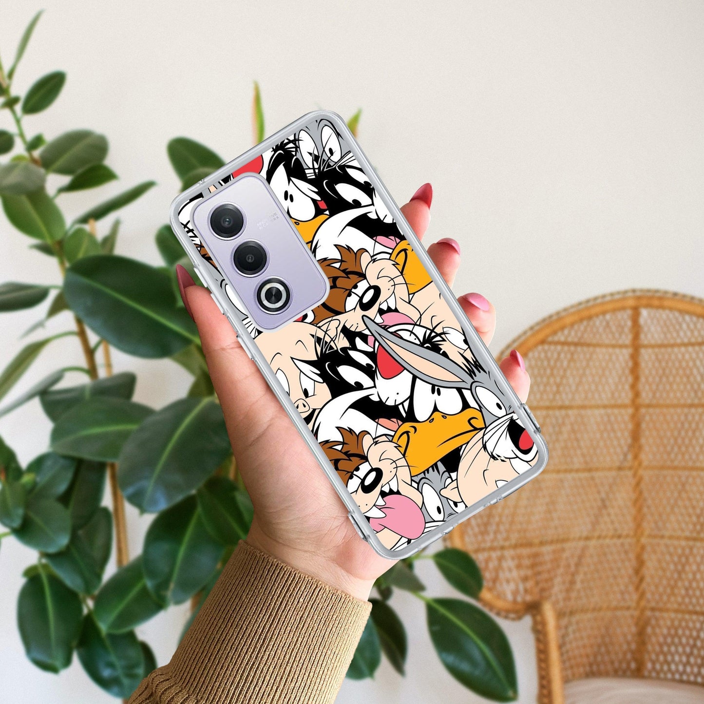 Cute Bugs Bunny Silicon Case For Oppo