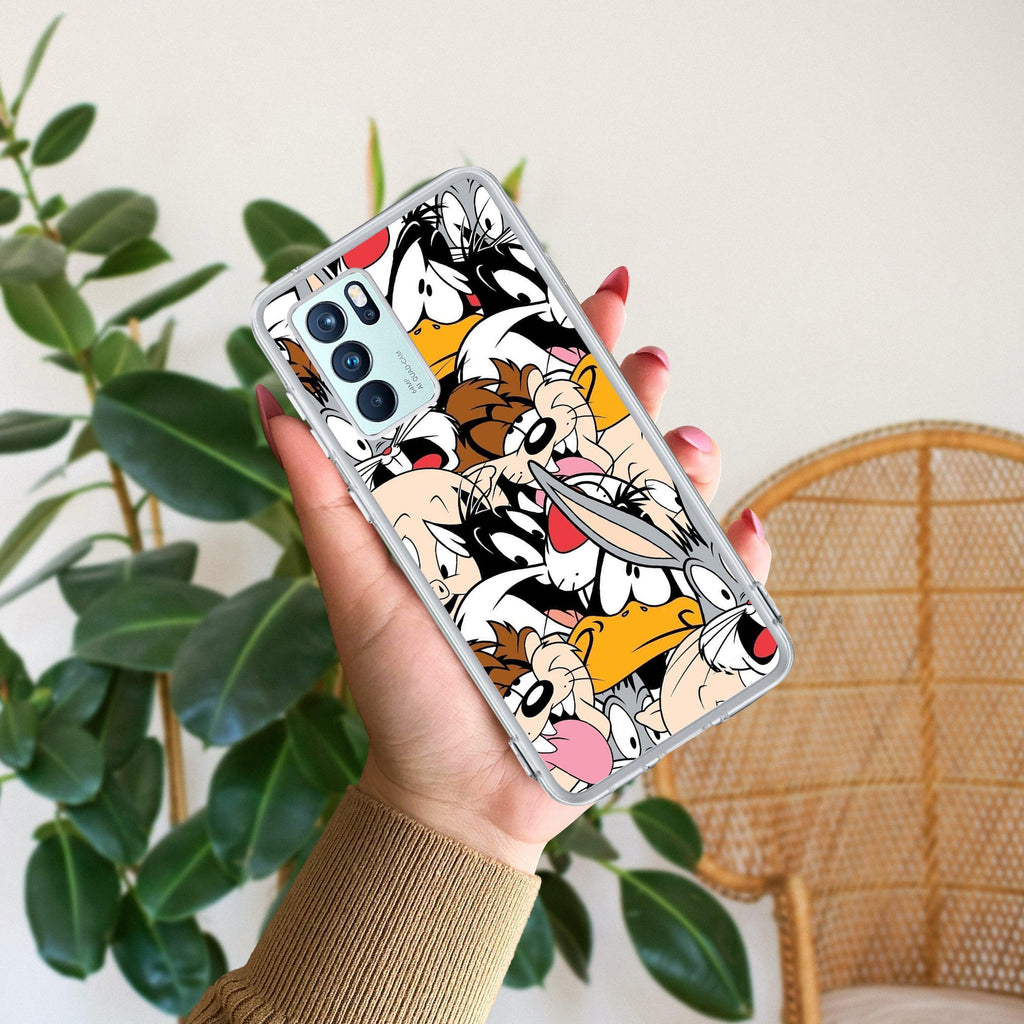 Cute Bugs Bunny Anti Yellow Case For Oppo Reno 6 Pro 5G