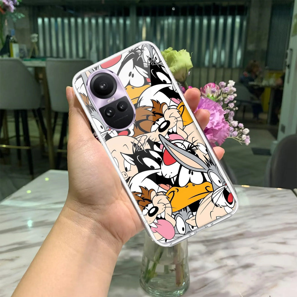 Cute Bugs Bunny Silicon Case For Oppo Reno 7 Pro 5G