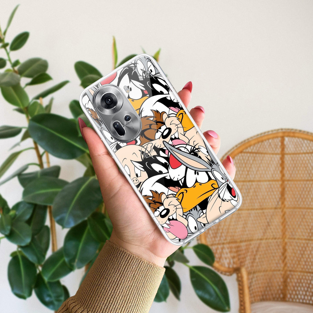 Cute Bugs Bunny Anti Yellow Case For Oppo Reno 11 5G