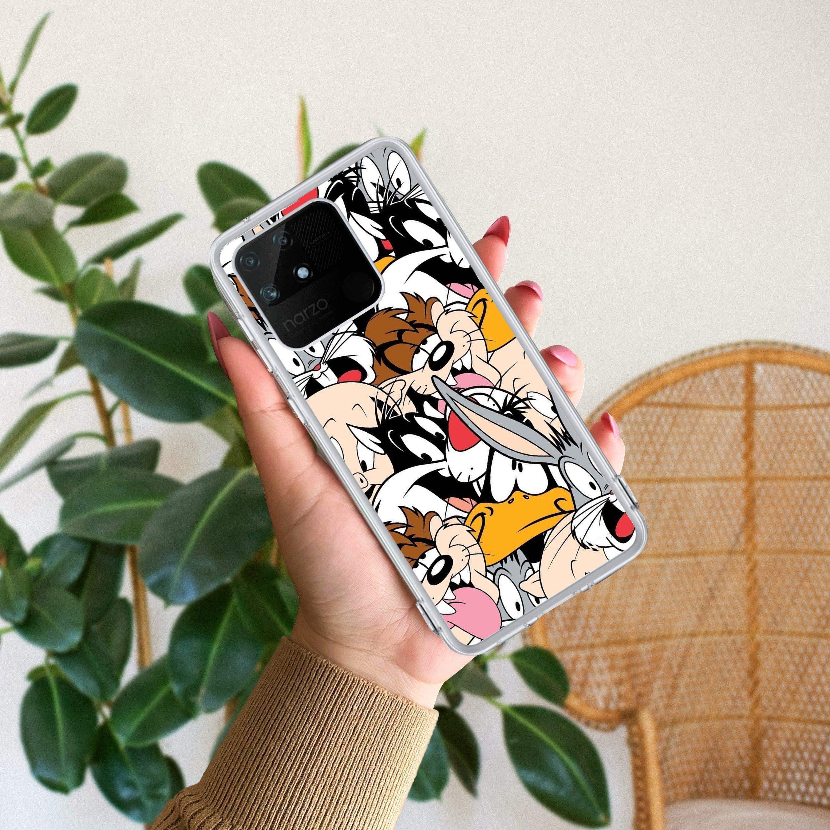 Cute Bugs Bunny Silicon Case For Realme Narzo 30A / Realme C12 / Realme Narzo 20