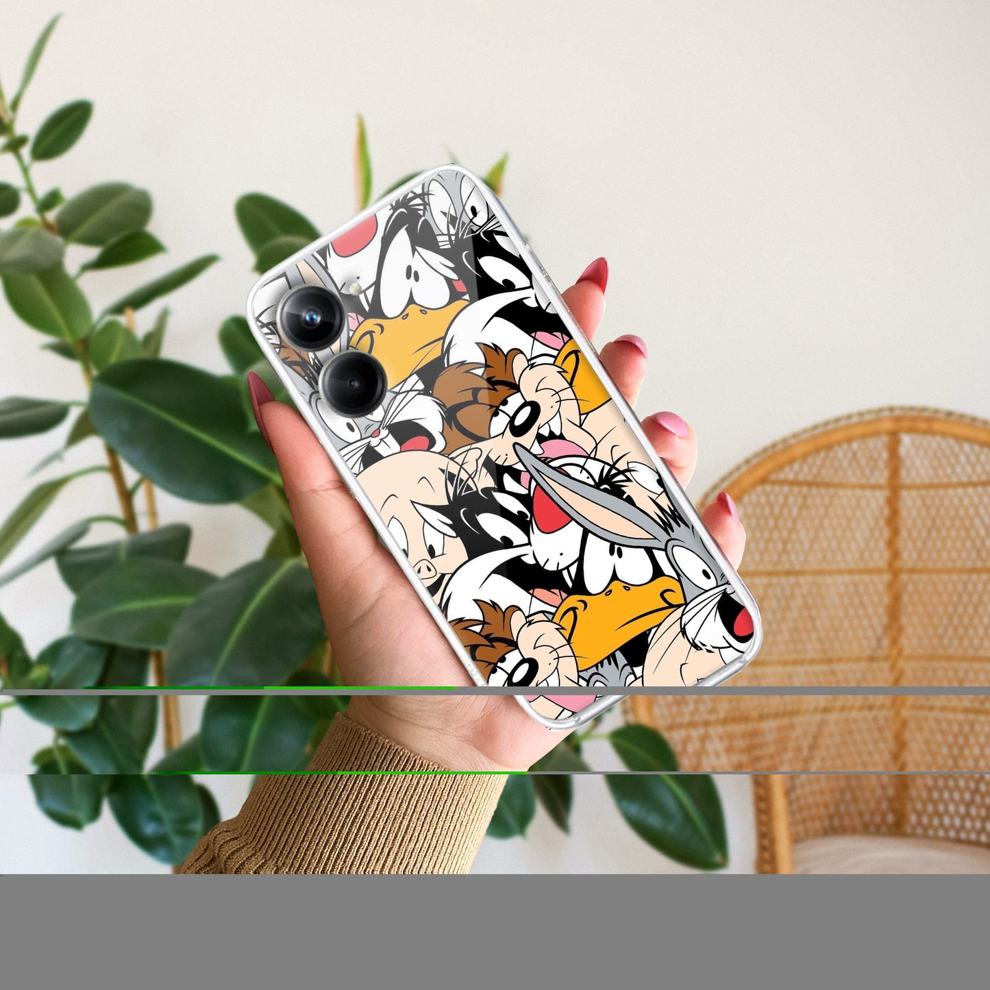 Cute Bugs Bunny Silicon Case For Realme/Narzo - ShopOnCliQ