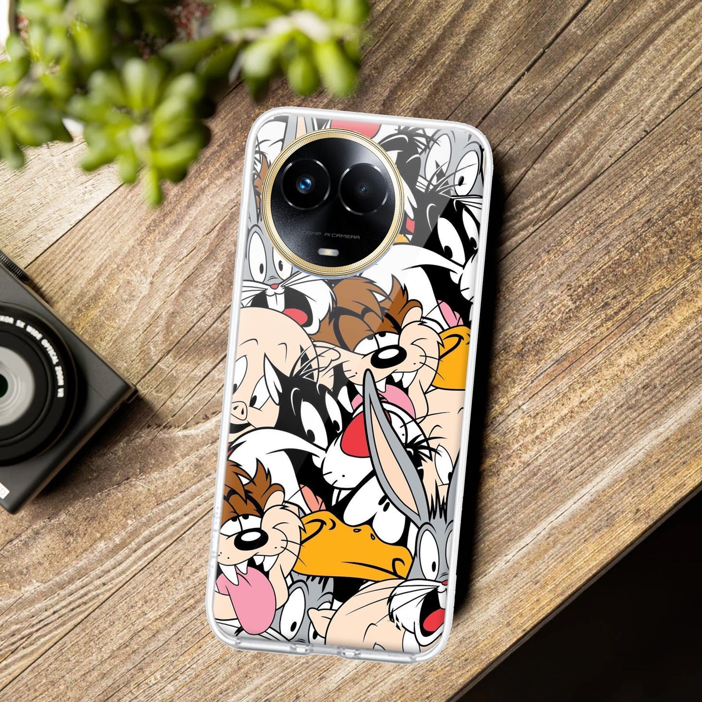 Cute Bugs Bunny Silicon Case For Realme/Narzo - ShopOnCliQ