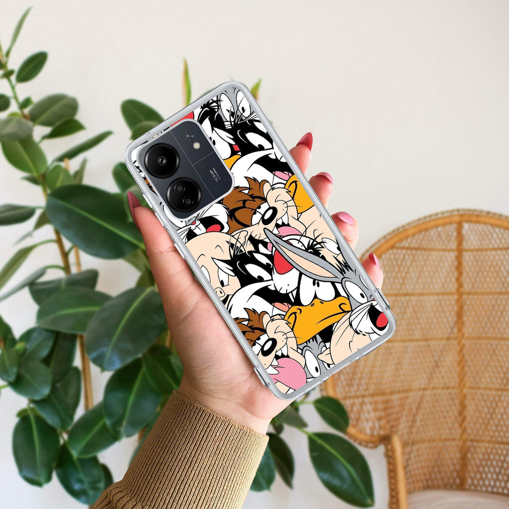 Cute Bugs Bunny Silicon Case For Redmi 13C 4G