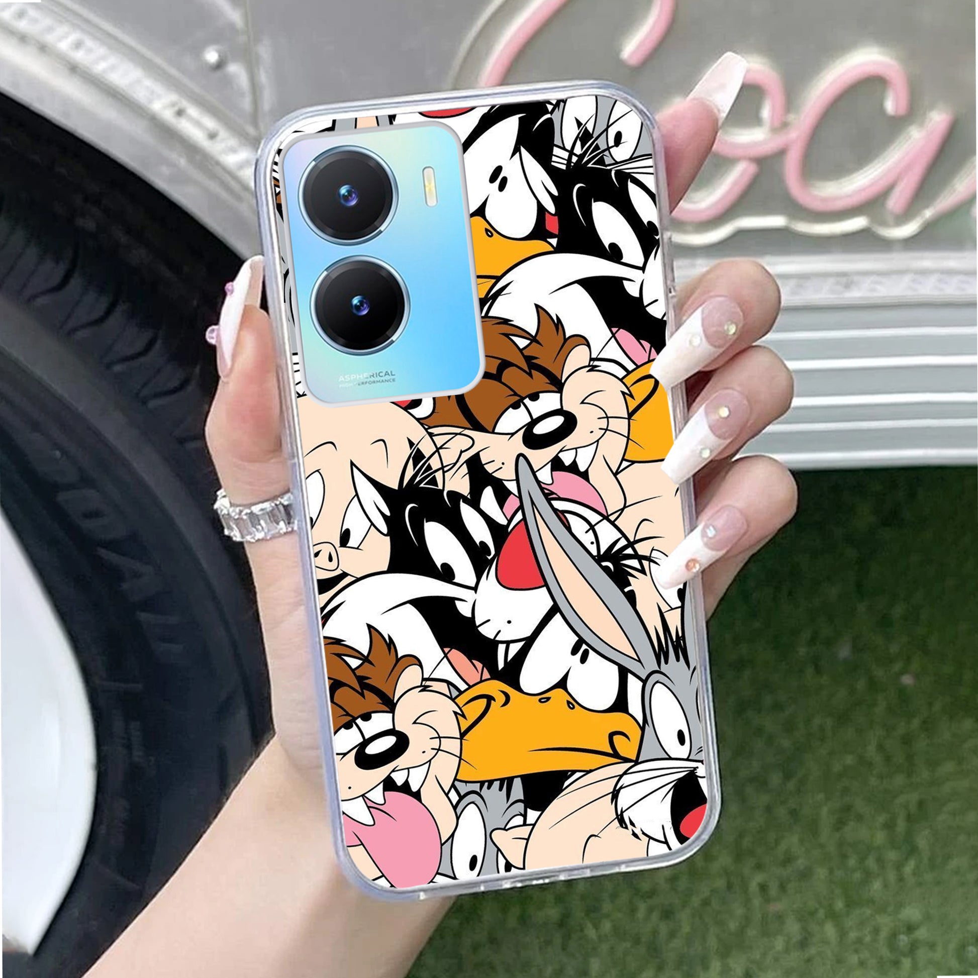 Cute Bugs Bunny Silicon Case For Vivo ShopOnCliQ