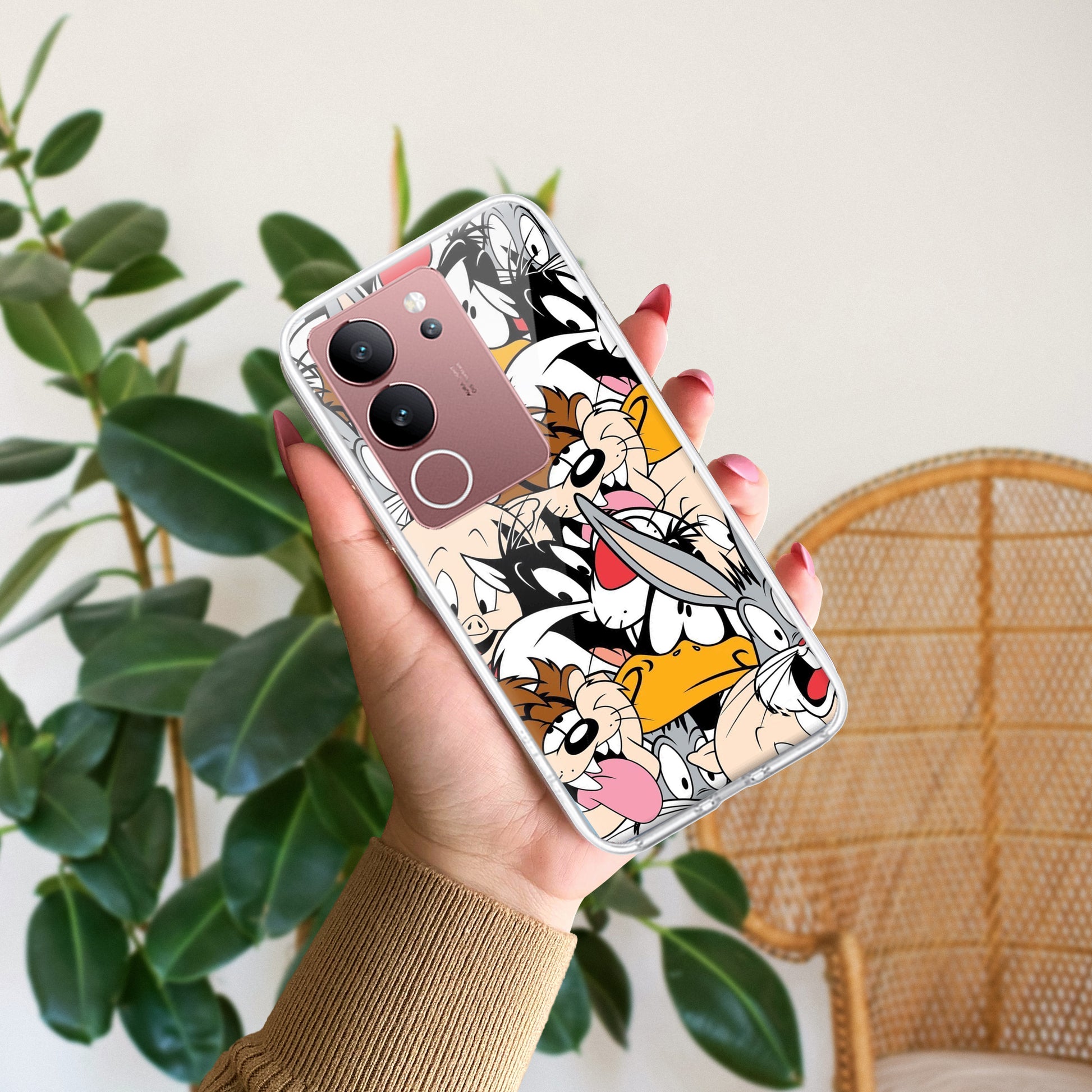 Cute Bugs Bunny Silicon Case For Vivo ShopOnCliQ