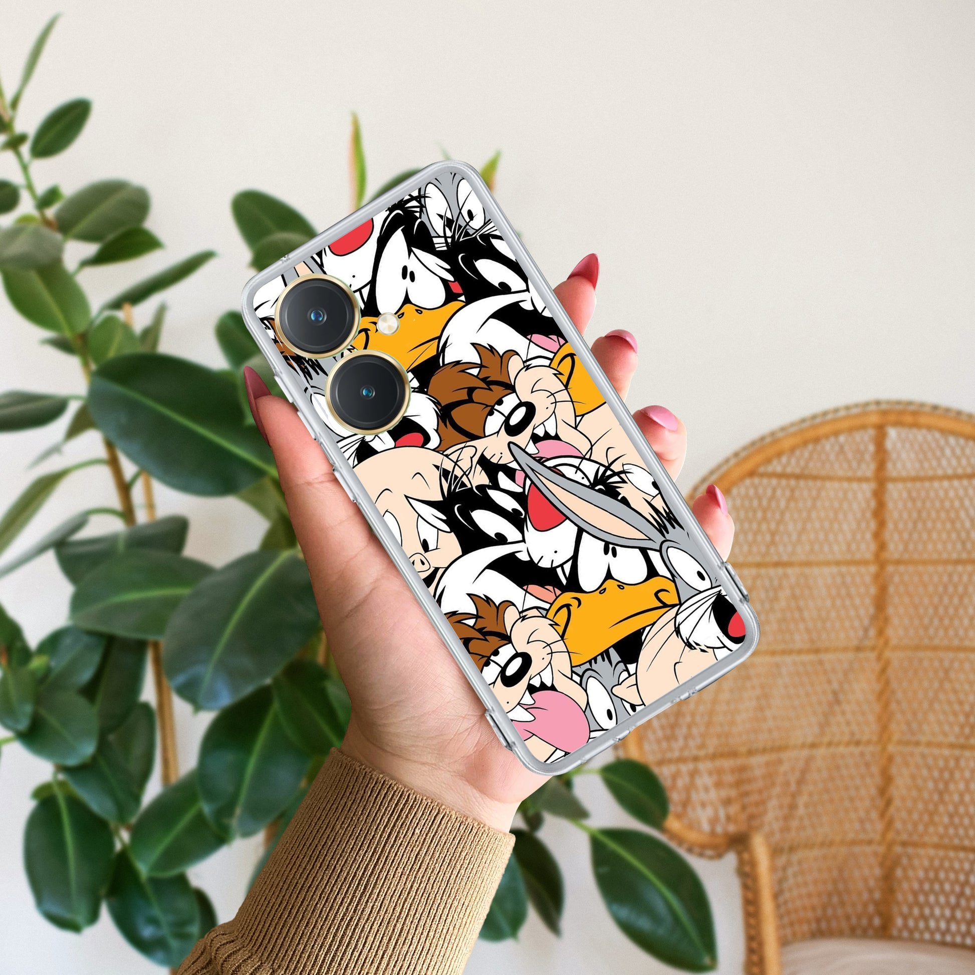 Cute Bugs Bunny Silicon Case For Vivo ShopOnCliQ