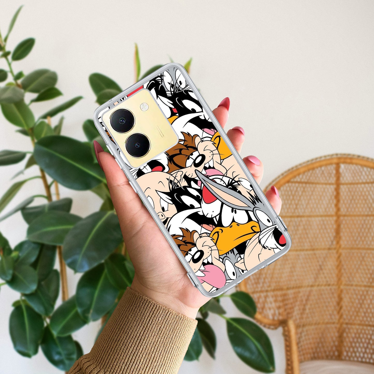 Cute Bugs Bunny Silicon Case For Vivo ShopOnCliQ