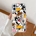 Cute Bugs Bunny Anti Yellow Case For iPhone 16