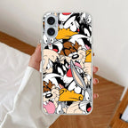 Cute Bugs Bunny Anti Yellow Case For iPhone 16