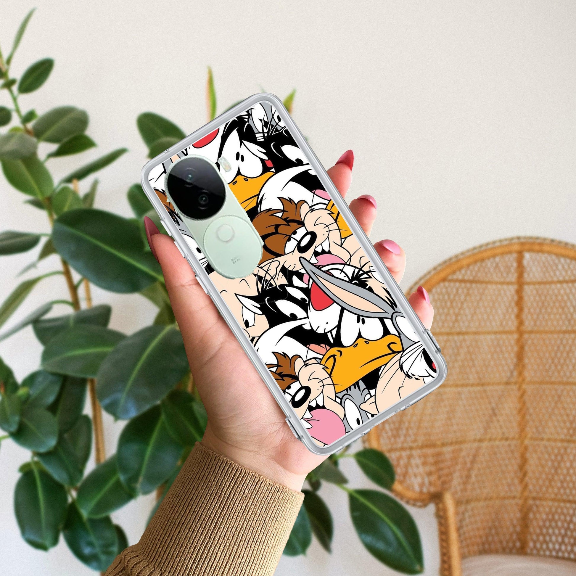 Cute Bugs Bunny Silicon Case For iQOO ShopOnCliQ