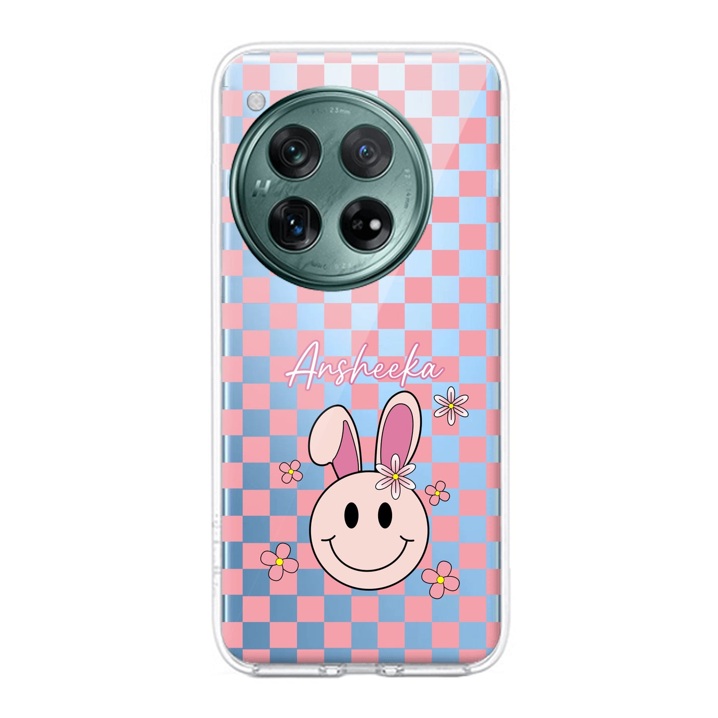 Cute Bunny Customize Transparent Silicon Case For OnePlus ShopOnCliQ