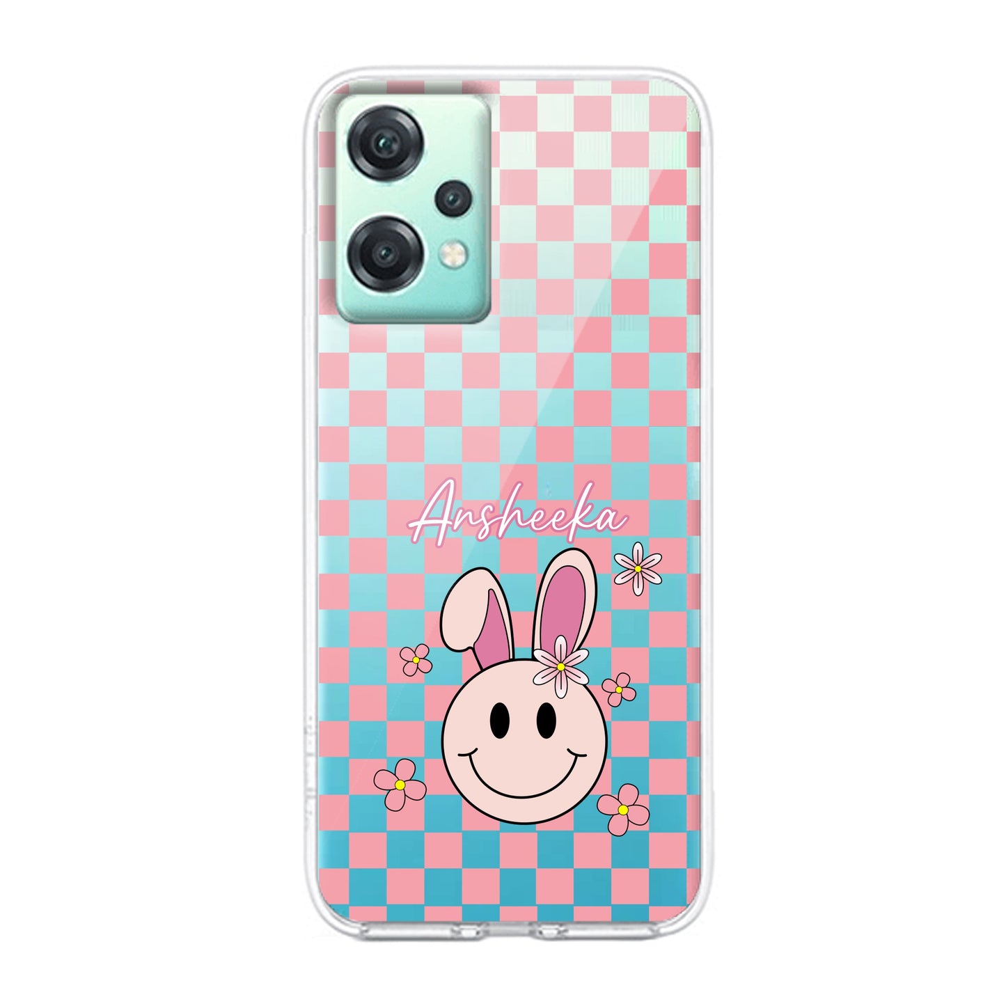 Cute Bunny Customize Transparent Silicon Case For OnePlus ShopOnCliQ