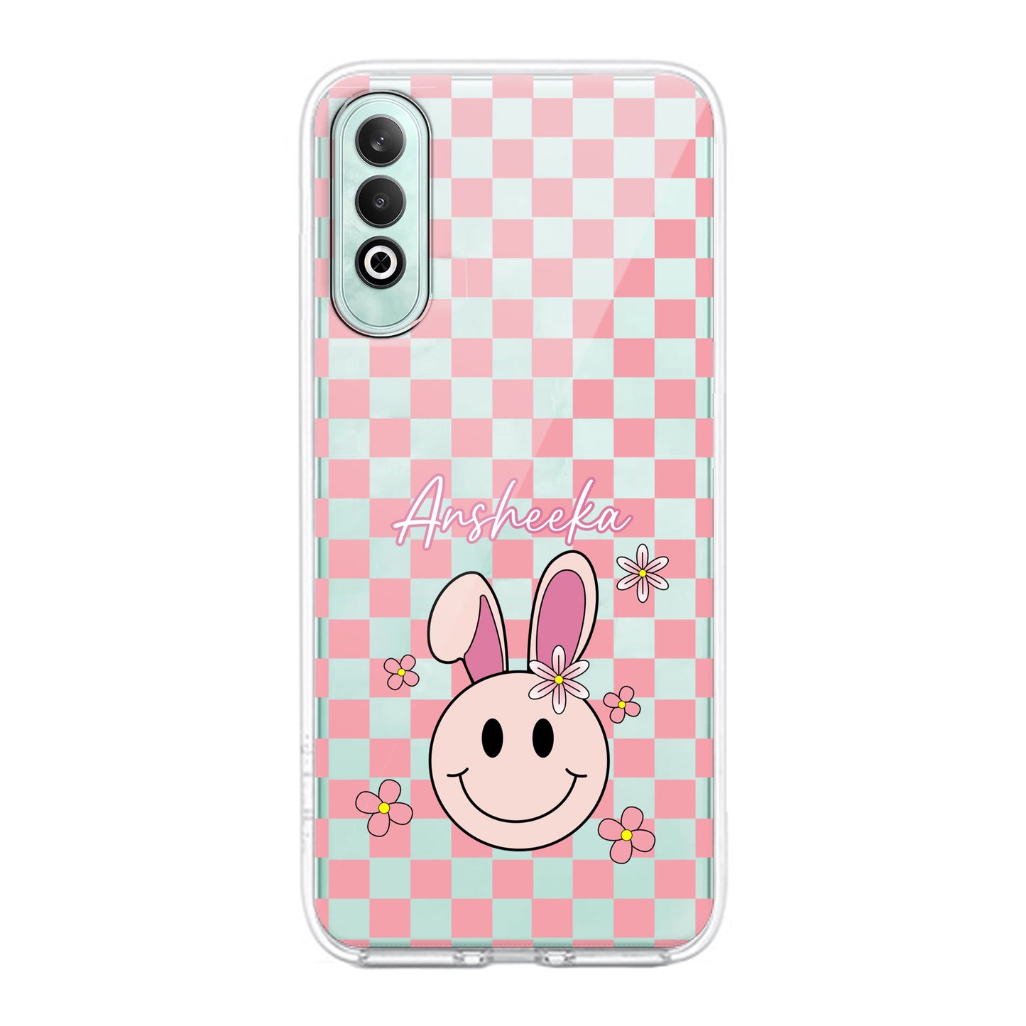 Cute Bunny Customize Transparent Silicon Case For OnePlus ShopOnCliQ