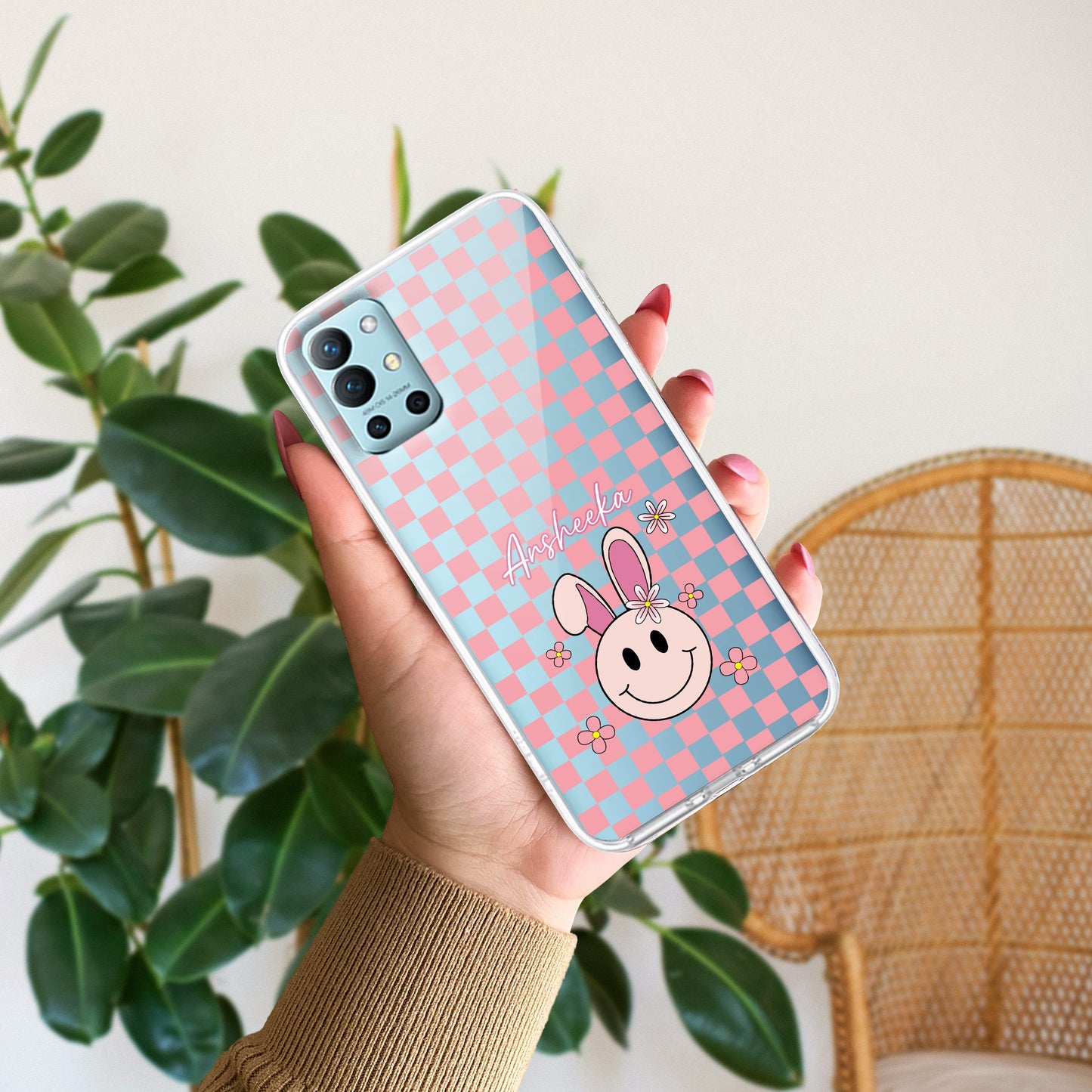 Cute Bunny Customize Transparent Silicon Case For OnePlus ShopOnCliQ