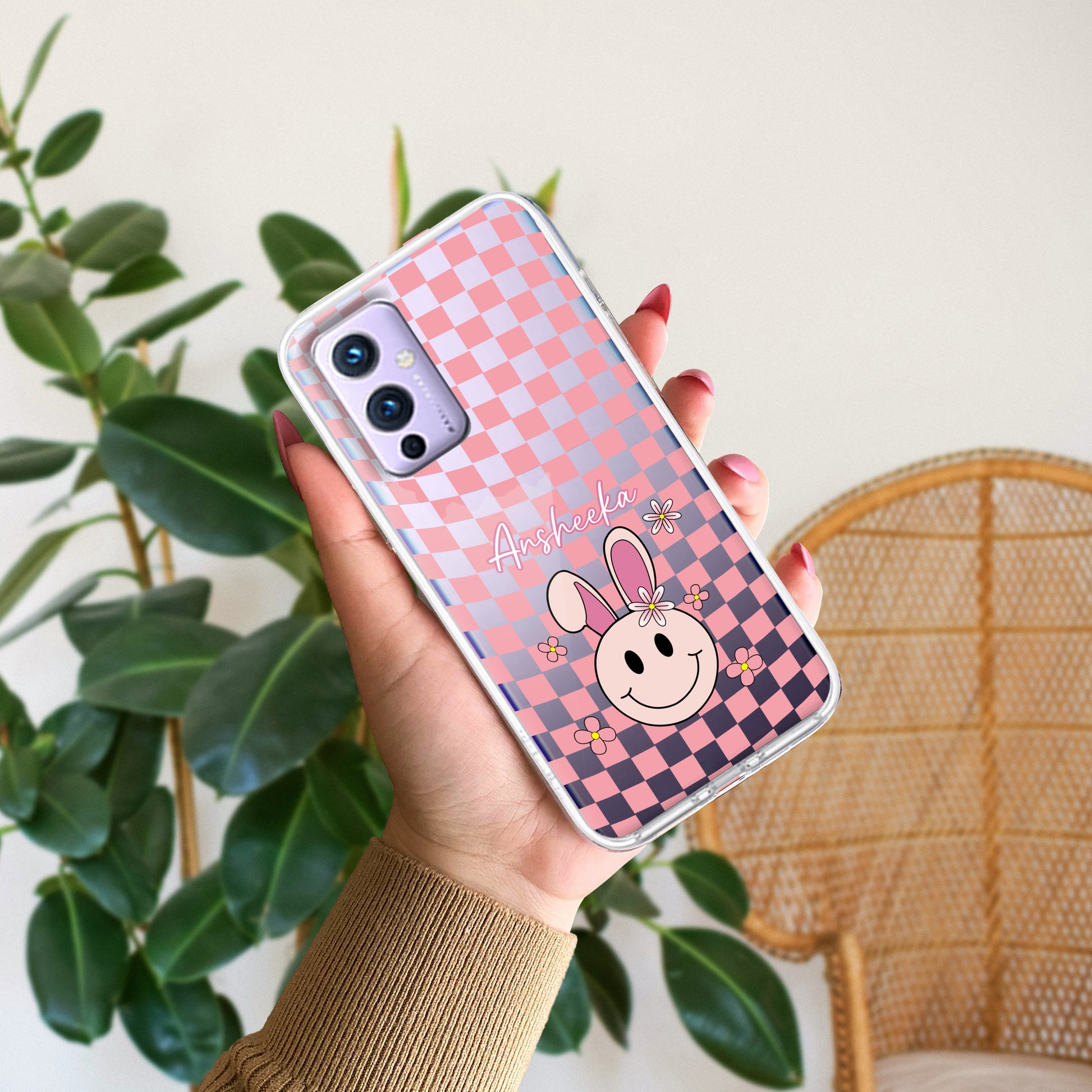 Cute Bunny Customize Transparent Silicon Case For OnePlus ShopOnCliQ