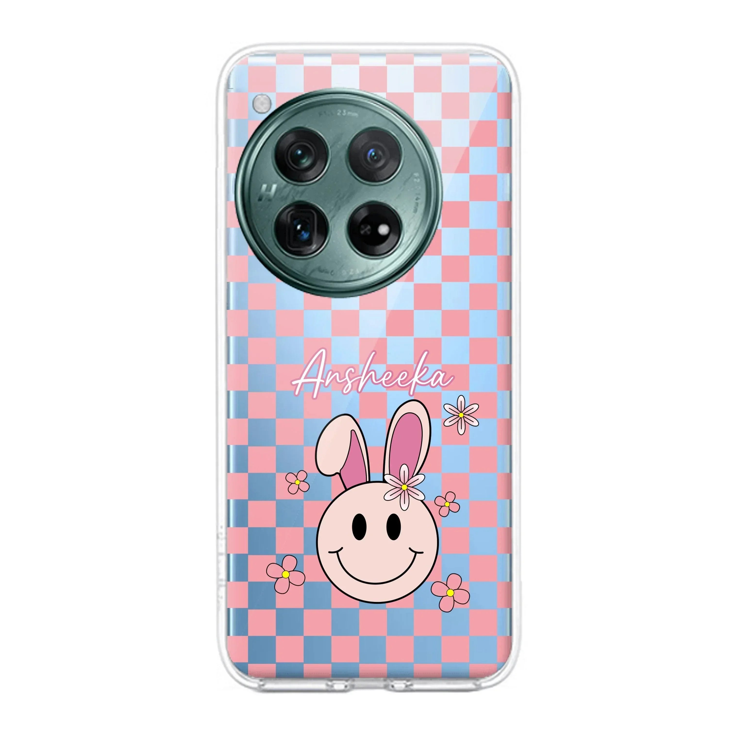 Cute Bunny Customize Transparent Silicon Case For OnePlus - ShopOnCliQ
