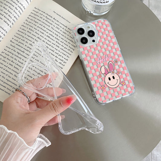 Cute Bunny Customize Transparent Silicon Case For Poco ShopOnCliQ