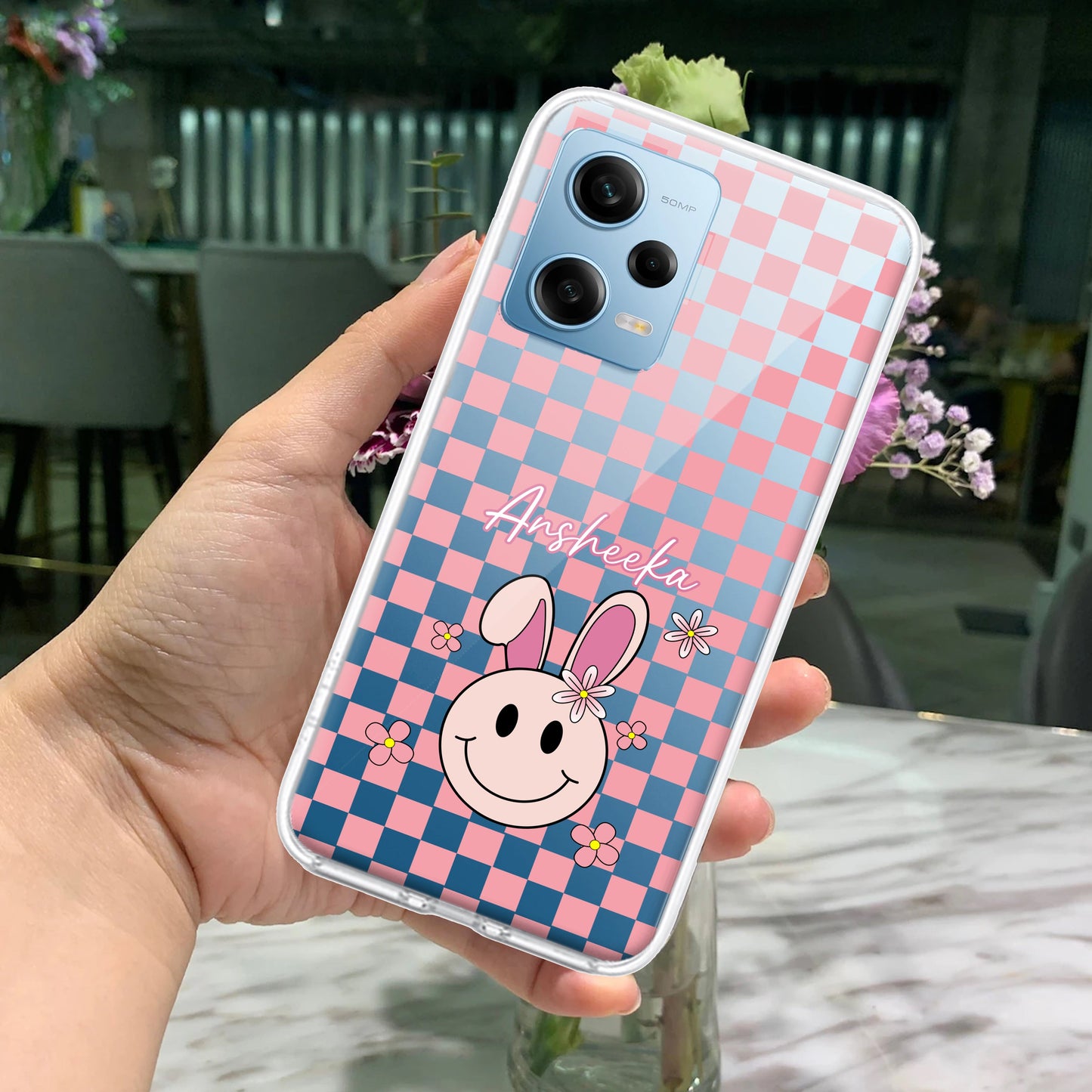 Cute Bunny Customize Transparent Silicon Case For Redmi/Xiaomi ShopOnCliQ