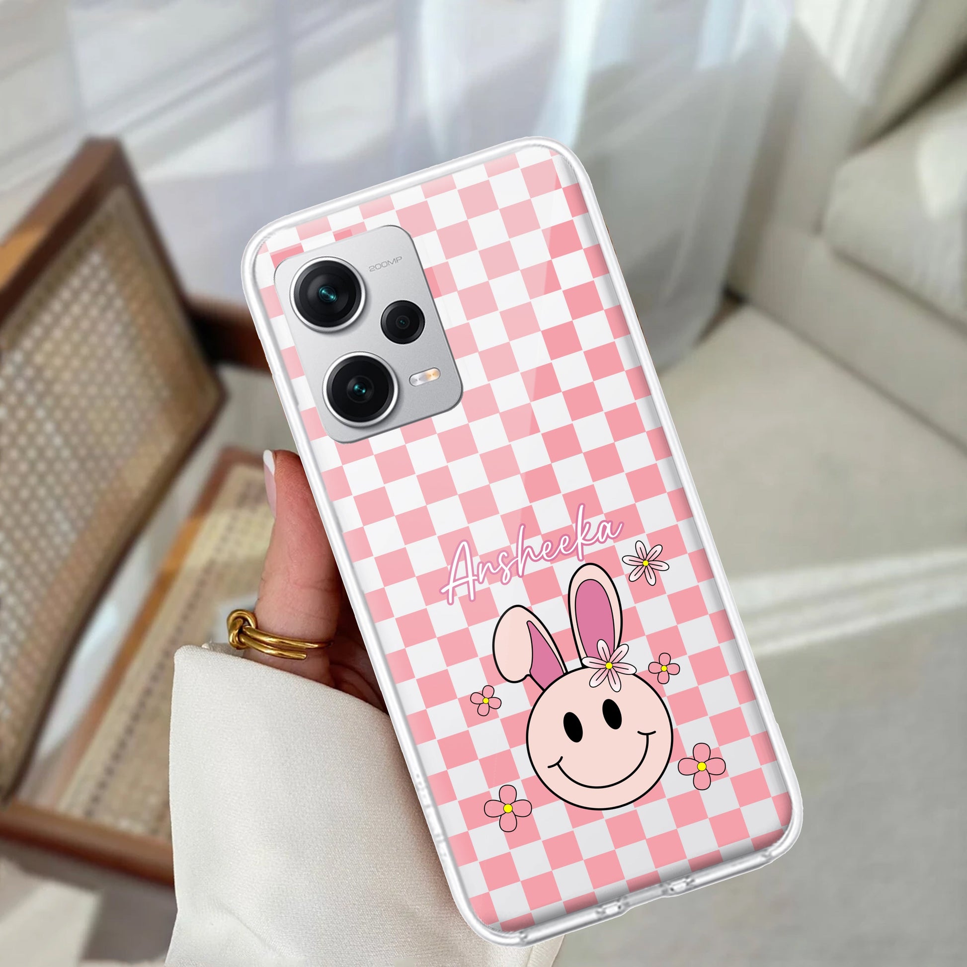 Cute Bunny Customize Transparent Silicon Case For Redmi/Xiaomi ShopOnCliQ