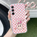 Cute Bunny Customize Transparent Silicon Case For Samsung Galaxy S23 5G