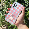 Cute Bunny Customize Transparent Silicon Case For Samsung Galaxy A13 4G
