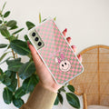 Cute Bunny Customize Transparent Silicon Case For Samsung Galaxy S21 Plus