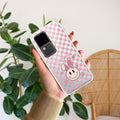 Cute Bunny Customize Transparent Silicon Case For Vivo X80 Pro 5G