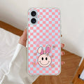 Cute Bunny Customize Anti Yellow Clear Case For iPhone 17