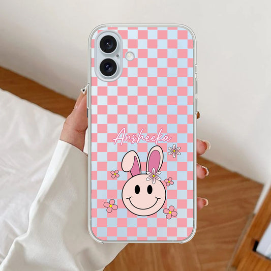 Cute Bunny Customize Transparent Silicon Case For iPhone ShopOnCliQ