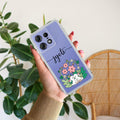 Cute Bunny Customize Anti Yellow Case V2 For Motorola Edge 50 Pro