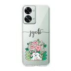 Cute Bunny Customize Transparent Silicon Case V2 For OnePlus - ShopOnCliQ