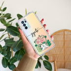 Cute Bunny Customize Anti Yellow Case V2 For Oppo Reno 6 Pro 5G