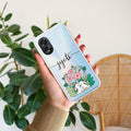 Cute Bunny Customize Anti Yellow Case V2 For Oppo F17