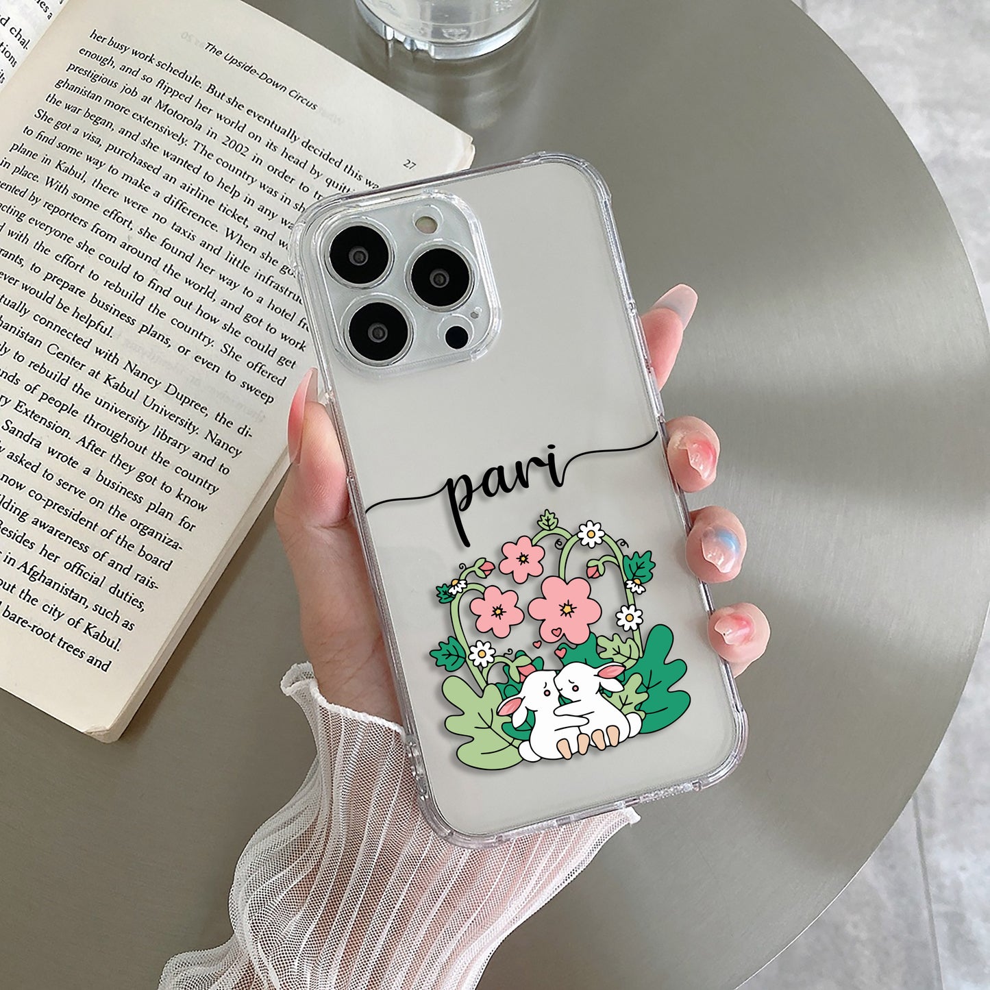 Cute Bunny Customize Transparent Silicon Case V2 For Poco ShopOnCliQ