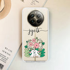 Cute Bunny Customize Transparent Silicon Case V2 For Realme 10 4G