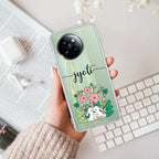 Cute Bunny Customize Transparent Silicon Case V2 For Redmi Note 11