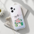 Cute Bunny Customize Transparent Silicon Case V2 For Redmi 13 5G