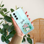 Cute Bunny Customize Transparent Silicon Case V2 For Vivo Y100 5G /  Vivo Y100A 5G
