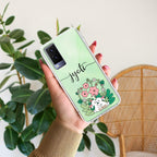 Cute Bunny Customize Transparent Silicon Case V2 For Vivo V23 Pro 5G
