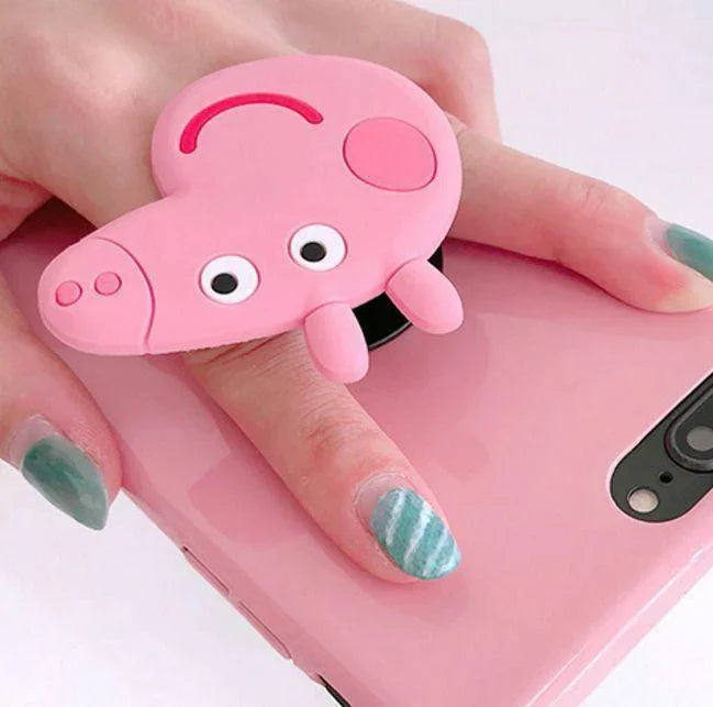 Cute Cartoon Phone Ring Holder - ShopOnCliQ