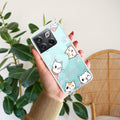 Cute Cat Customize Transparent Silicon Case For OnePlus 10T 5G