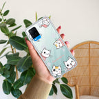 Cute Cat Customize Anti Yellow Case For Oppo A54