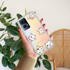 Cute Cat Customize Anti Yellow Case For Oppo Reno 7 Pro 5G