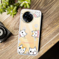 Cute Cat Customize Anti Yelllow Case For Realme Narzo 60X /  Realme 11X
