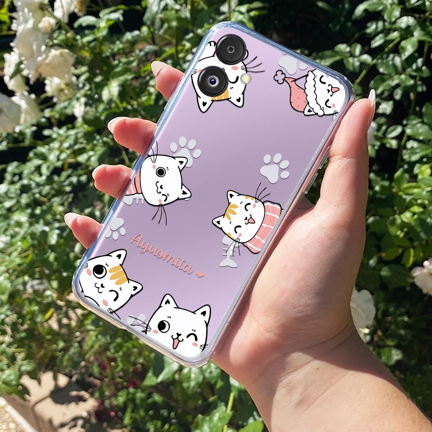 Cute Cat Customize Transparent Silicon Case For Samsung ShopOnCliQ