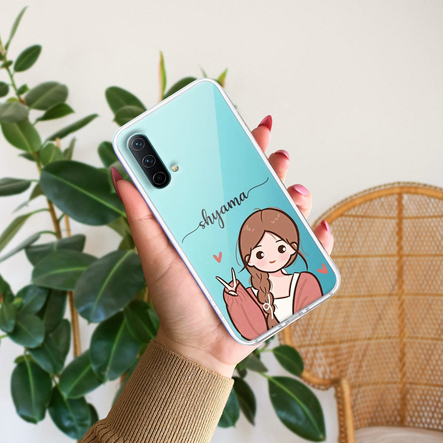 Cute Charm Customize Transparent Silicon Case For OnePlus ShopOnCliQ