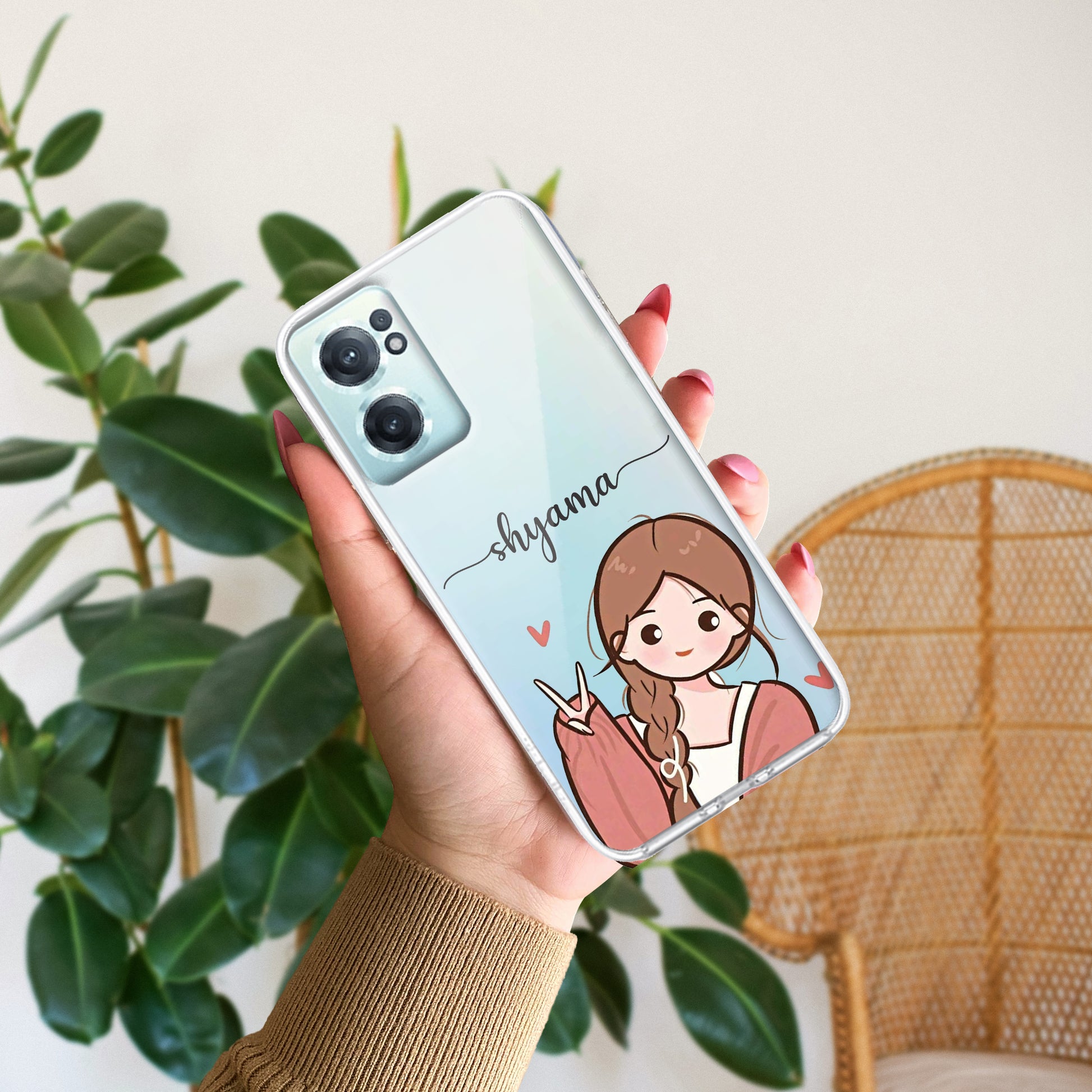 Cute Charm Customize Transparent Silicon Case For OnePlus - ShopOnCliQ